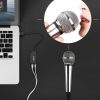 Ārējās skaņas kartes mūzikas adapteris USB - 3,5 mm mini domkrata kabelis 15cm melns