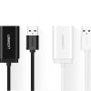 Ārējās skaņas kartes mūzikas adapteris USB - 3,5 mm mini domkrata kabelis 15cm melns