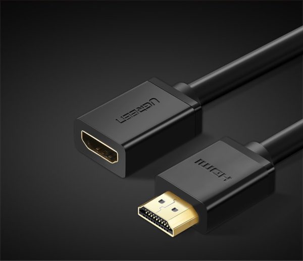 HDMI 1,4V 4K 60Hz 30AWG 2M melna kabeļa pagarinājuma kabelis