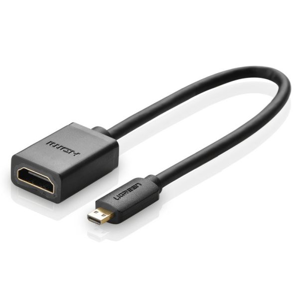 HDMI kabeļa kabelis - Micro HDMI 20cm melns