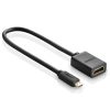 HDMI kabeļa kabelis - Micro HDMI 20cm melns