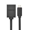 HDMI kabeļa kabelis - Micro HDMI 20cm melns
