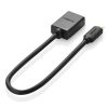 HDMI kabeļa kabelis - Micro HDMI 20cm melns