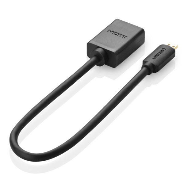 HDMI kabeļa kabelis - Micro HDMI 20cm melns