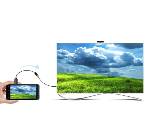 HDMI kabeļa kabelis - Micro HDMI 20cm melns