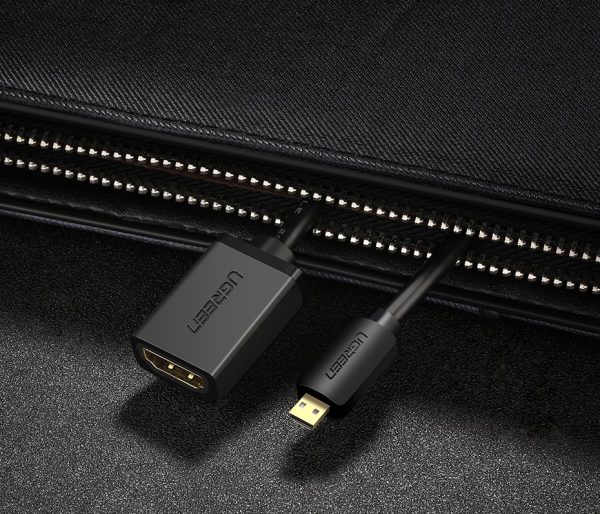 HDMI kabeļa kabelis - Micro HDMI 20cm melns