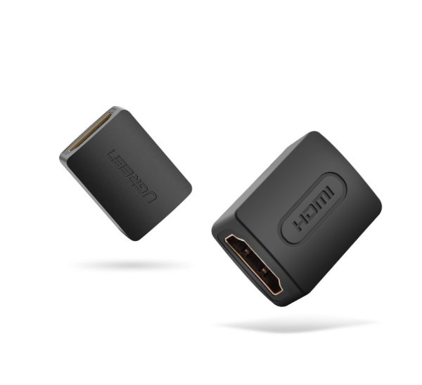 HDMI melnā kabeļa kabeļa savienotāja adapteris