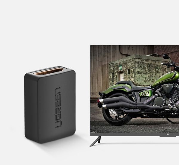 HDMI melnā kabeļa kabeļa savienotāja adapteris
