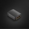 HDMI melnā kabeļa kabeļa savienotāja adapteris
