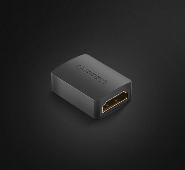 HDMI melnā kabeļa kabeļa savienotāja adapteris