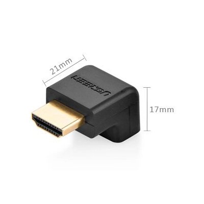 HDMI kabeļa kabeļa leņķa spraudņa savienotājs