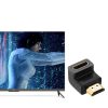 HDMI kabeļa kabeļa leņķa spraudņa savienotājs