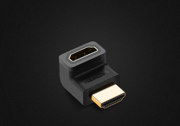 HDMI kabeļa kabeļa leņķa spraudņa savienotājs