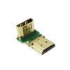 HDMI kabeļa kabeļa leņķa spraudņa savienotājs