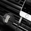 Plakanā kabeļa aux aux 3,5 mm mini ligzda 2 m sudraba