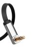 Plakanā kabeļa aux aux 3,5 mm mini ligzda 2 m sudraba