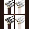 Austiņu kabeļa izplatītājs 2X AUX 3,5 mm mini ligzda 25 cm melns