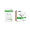 Austiņas 3,5 mm mini ligzda Aux + stereo mikrofona 20cm sudrabs