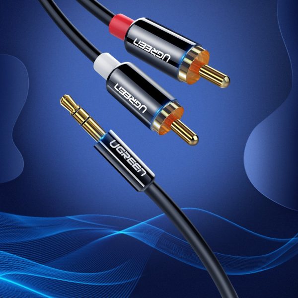 5 mm mini ligzda - 2rca 3m melns