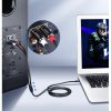 Kabeļa audio kabelis 3,5 mm mini ligzda - 2rca 3m melns