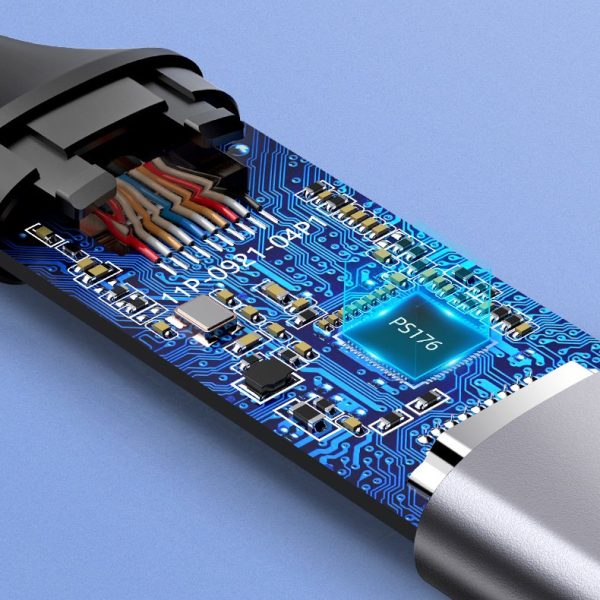 Adaptera adapteris USB-C HDMI 2,0 4K 60Hz Thunderbolt 3 pelēks