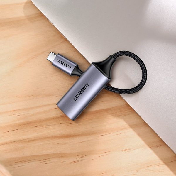 Adaptera adapteris USB-C HDMI 2,0 4K 60Hz Thunderbolt 3 pelēks