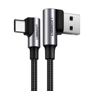 Leņķa kabelis USB pinuma - USB -C ātrajā lādiņā 3