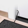 Plakana plākstera kabeļa tīkla kabeļa UTP RJ45 CAT 6 1000Mbps 2m melns