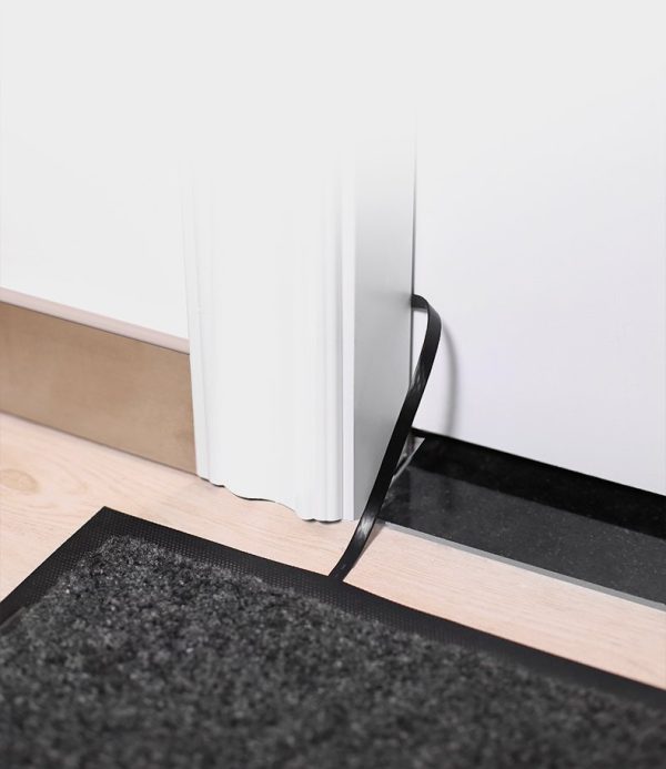 Plakana plākstera kabeļa tīkla kabeļa UTP RJ45 CAT 6 1000Mbps 2m melns