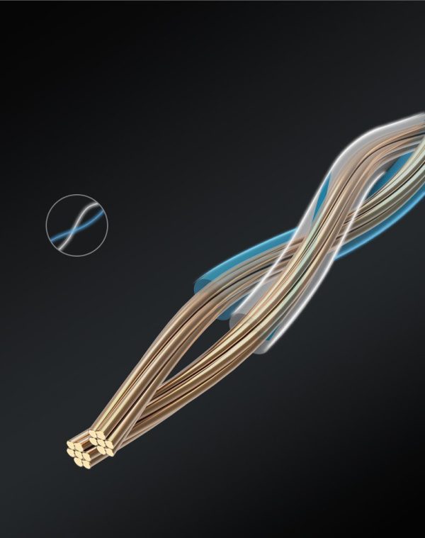 Plakana plākstera kabeļa tīkla kabeļa UTP RJ45 CAT 6 1000Mbps 2m melns