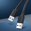 Kabelis USB 2.0 vīriešu kabelis 2m melns