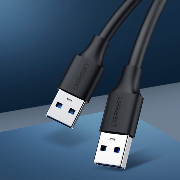 Kabelis USB 2.0 vīriešu kabelis 2m melns