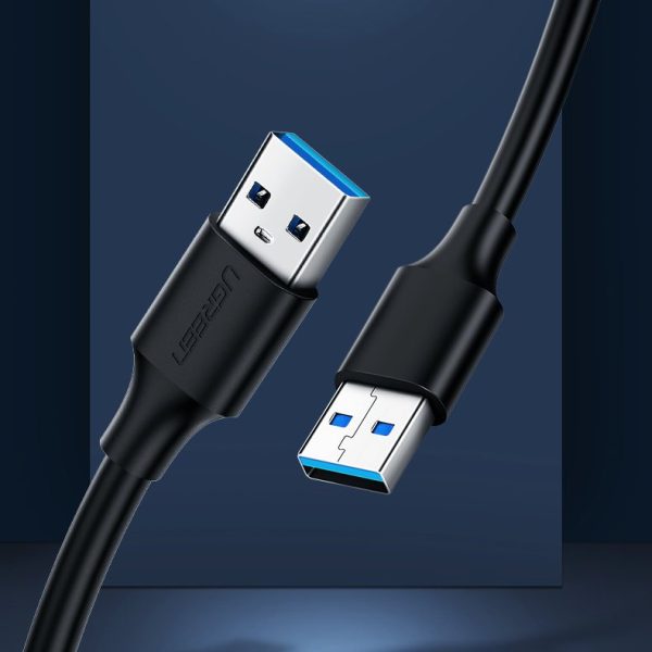 Kabelis USB 2.0 vīriešu kabelis 2m melns