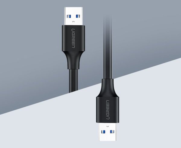 Kabelis USB 2.0 vīriešu kabelis 2m melns