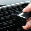 Melnās pārvadātāja automašīnas turētājs
