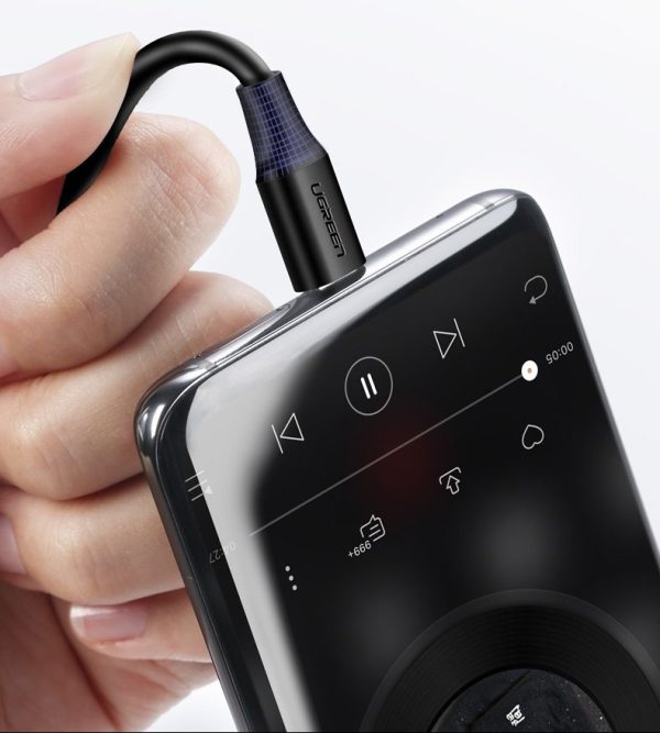 USB-C kabeļa kabeļa mikro USB-B superspeed 3,0 1m melns