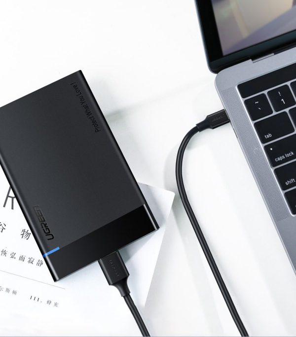 USB-C kabeļa kabeļa mikro USB-B superspeed 3,0 1m melns