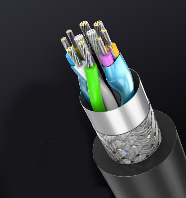 USB-C kabeļa kabeļa mikro USB-B superspeed 3,0 1m melns