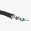 HDMI 4K 10,2 Gbps 340MHz 0,5 m melna kabeļa adapteris
