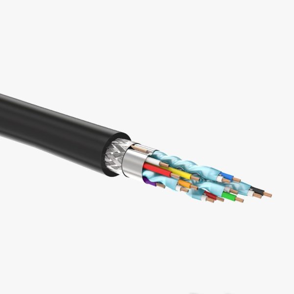 HDMI 4K 10,2 Gbps 340MHz 0,5 m melna kabeļa adapteris