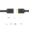 HDMI 4K 10,2 Gbps 340MHz 0,5 m melna kabeļa adapteris