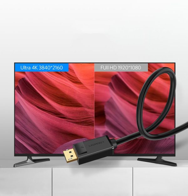 Displayport kabelis 1,2 4k 2m melns