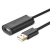 Pagarinājuma kabelis USB 2.0 480Mbps 5m melns