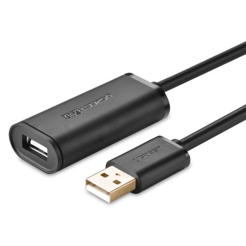 Pagarinājuma kabelis USB 2.0 480Mbps 5m melns