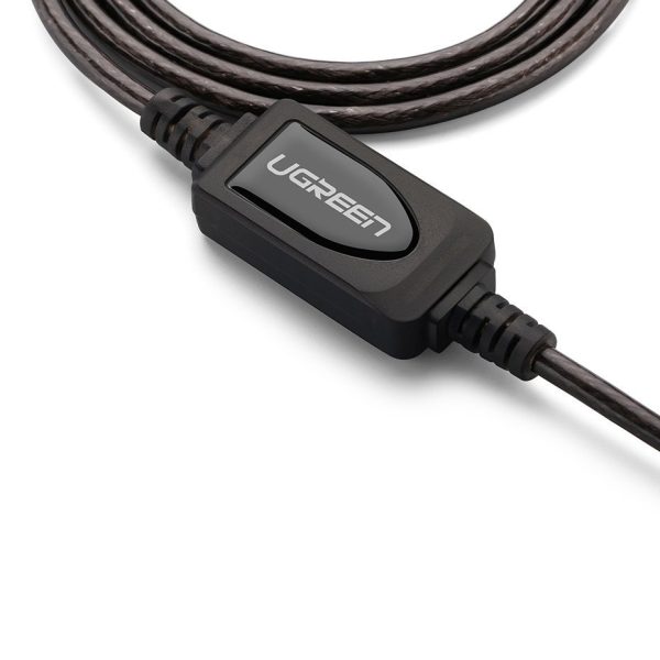 Pagarinājuma kabelis USB 2.0 480Mbps 5m melns