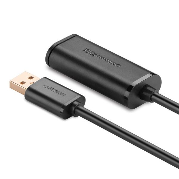 Pagarinājuma kabelis USB 2.0 480Mbps 5m melns