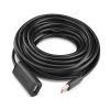 Pagarinājuma kabelis USB 2.0 480Mbps 5m melns