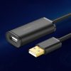 Pagarinājuma kabelis USB 2.0 480Mbps 5m melns