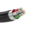 USB kabeļa kabelis - mini USB 480 Mbps 1,5m melns