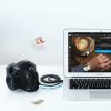 USB kabeļa kabelis - mini USB 480 Mbps 1,5m melns
